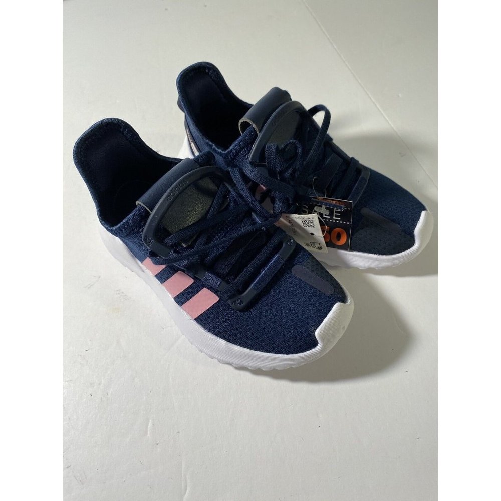 [EE7439] NEW KID'S ADIDAS ORIGINALS U_PATH RUN C PRE SCHOOL NAVY PINK 10.5k